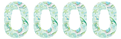 Pastel Mermaids Dexcom G6 Patch Tape - Pump Peelz