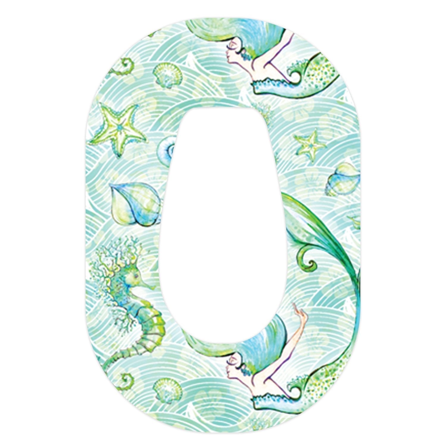 Pastel Mermaids Dexcom G6 Patch Tape - Pump Peelz