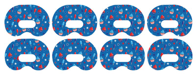 Patriotic Dessert Medtronic Guardian Connect Patch Tape - Pump Peelz