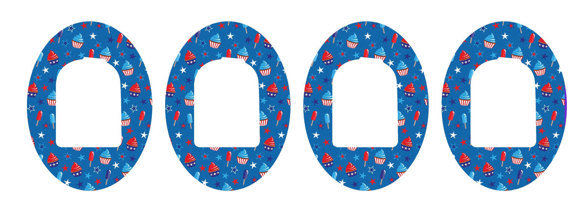 Patriotic Dessert Pod Patch Tape - Pump Peelz