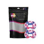 Patriotic Flowers Medtronic Guardian Connect Patch Tape - Pump Peelz