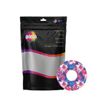 Patriotic Flowers Patch FreeStyle Libre 3 Plus & Lingo  Patch Tape - Pump Peelz