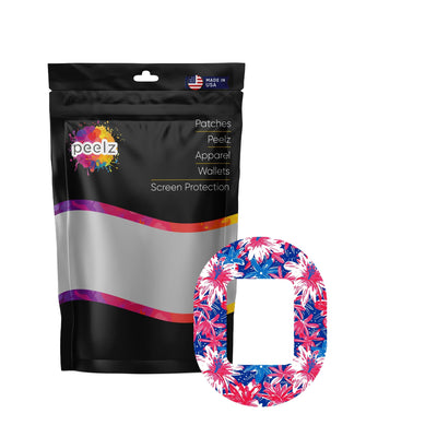 Patriotic Flowers Tandem Mobi Patch Tape - Pump Peelz