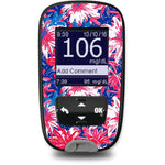 Patriotic Flowers for the Accu-Chek Guide Glucometer