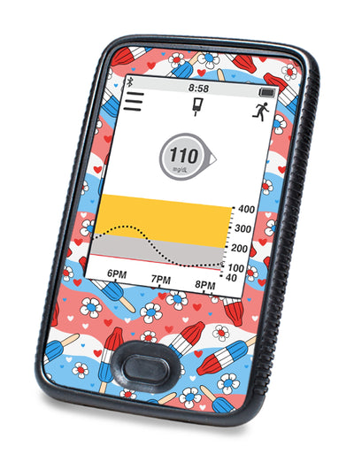 Patriotic Popsicles DEXCOM G6 Touchscreen Receiver