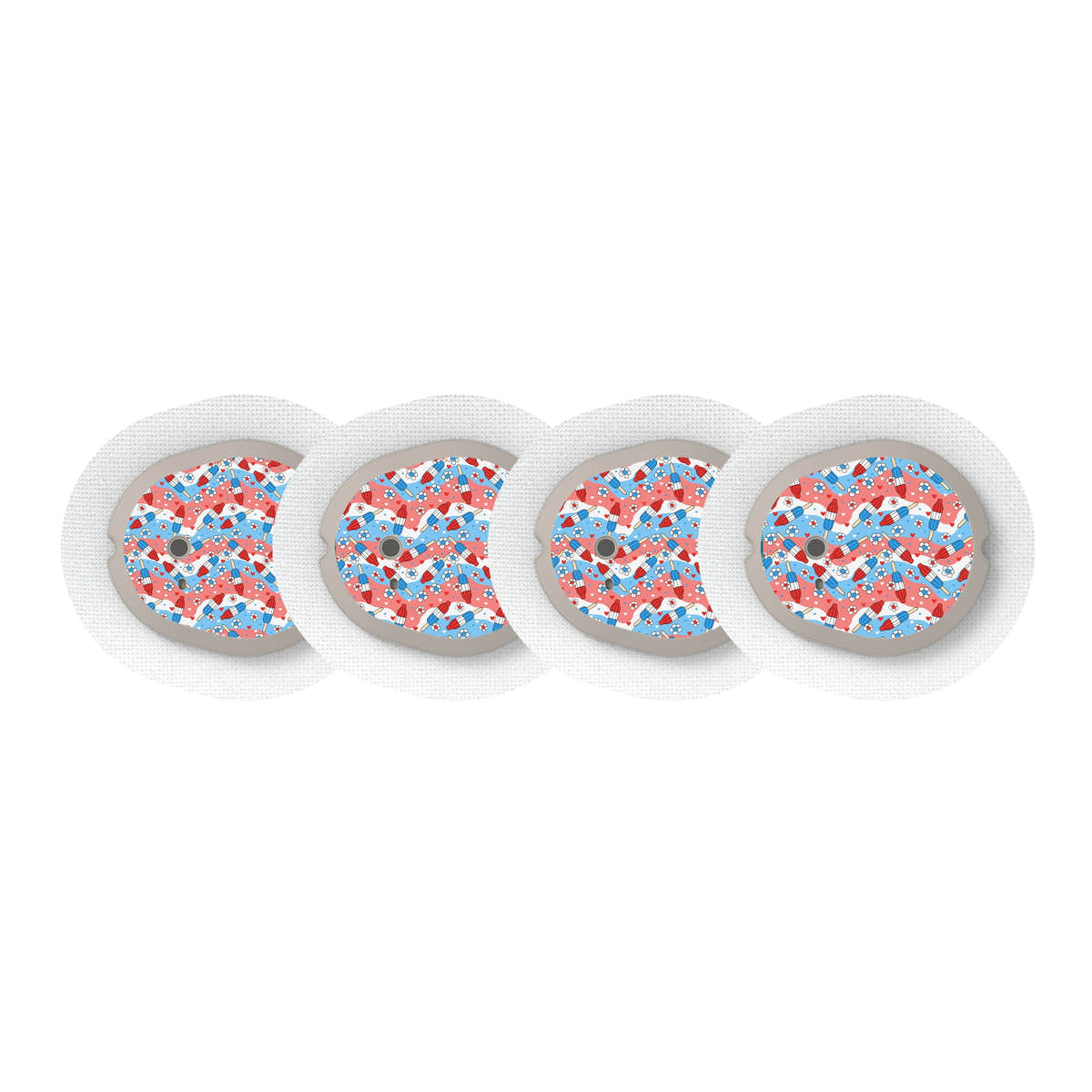 Patriotic Popsicles Designed for the DEXCOM G7 and Stelo Transmitter