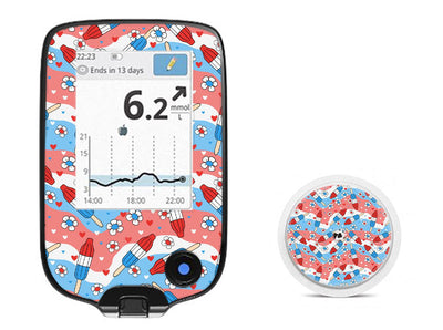 Patriotic Popsicles Freestyle Libre 2