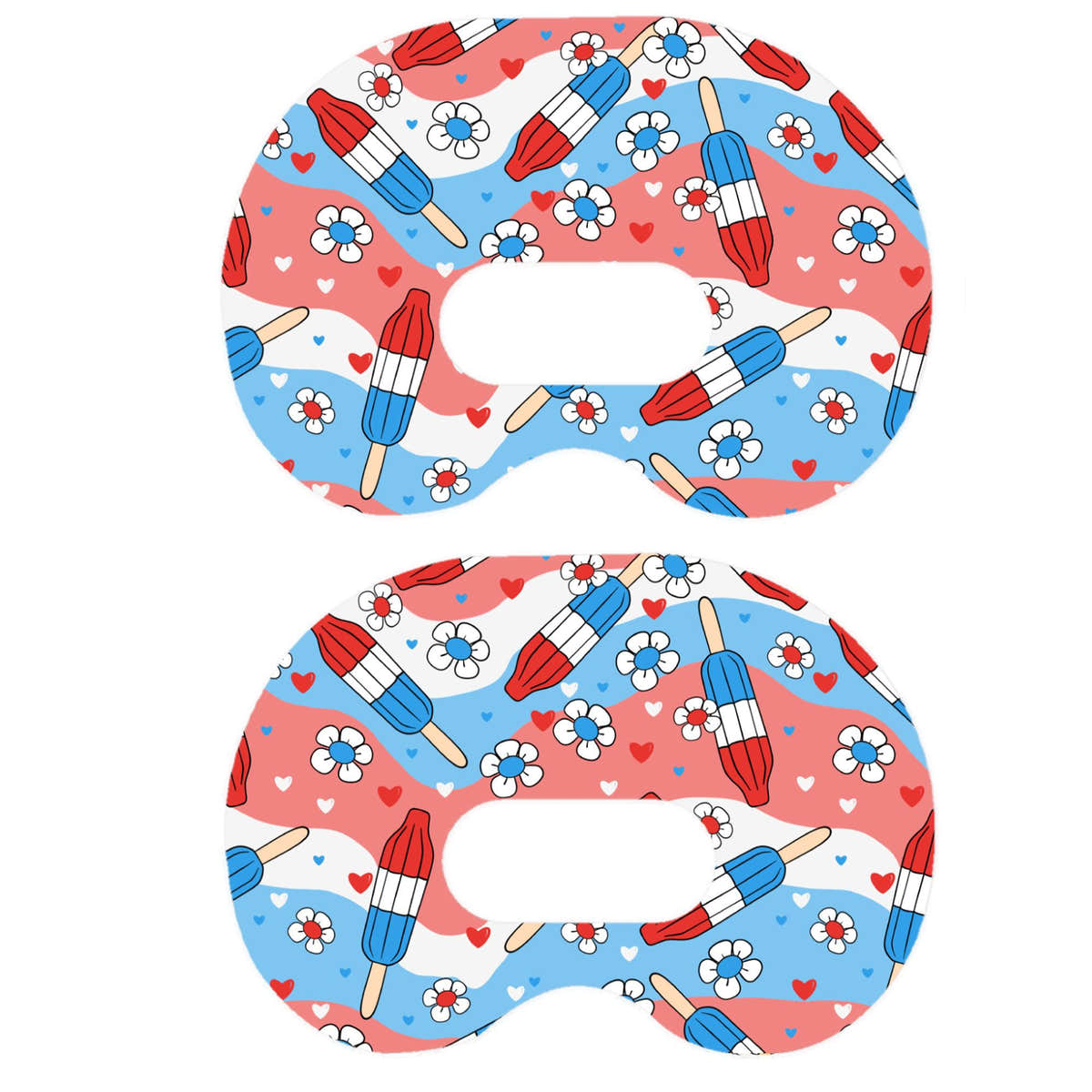 Patriotic Popsicles Medtronic Guardian Connect Patch Tape - Pump Peelz