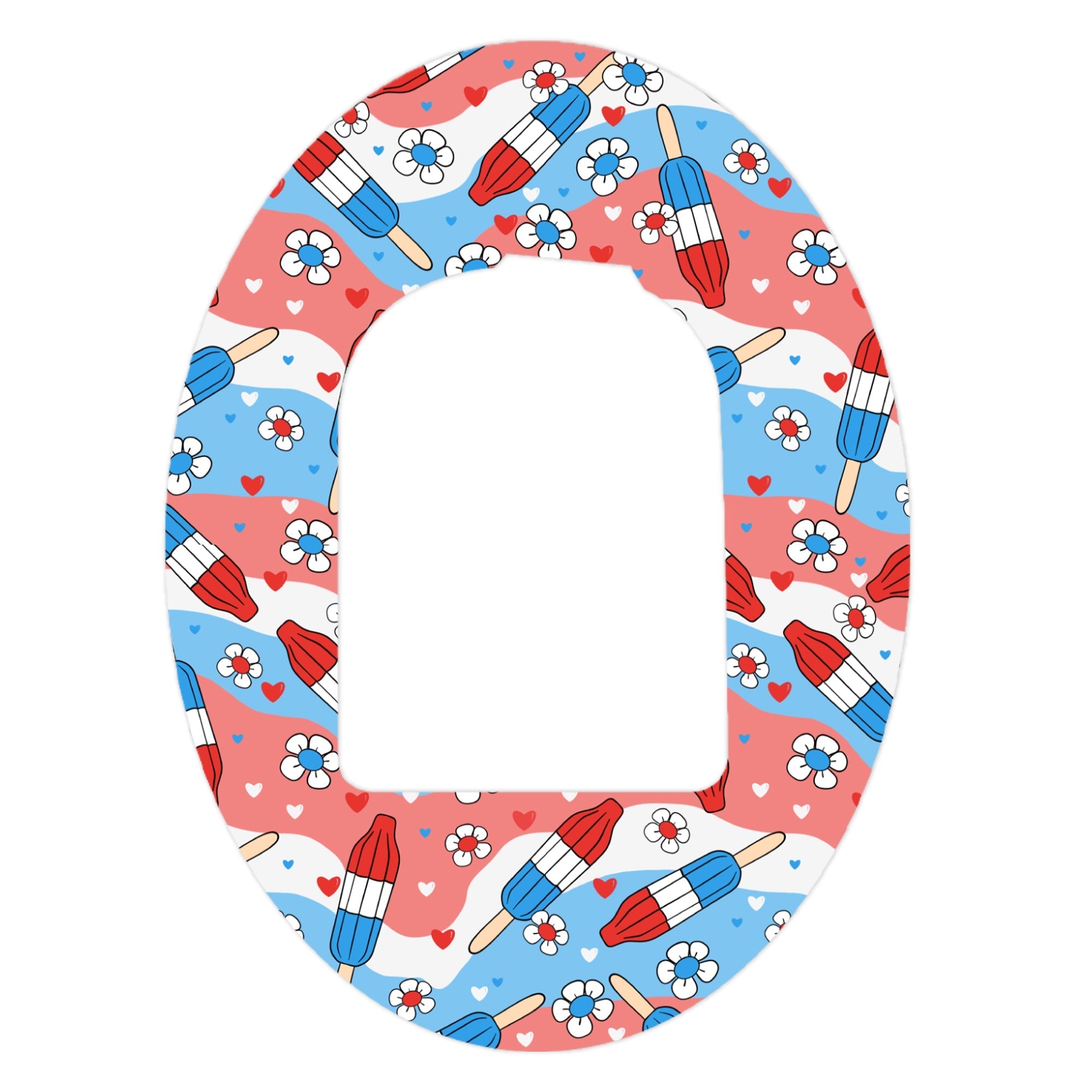 Patriotic Popsicles Pod Patch Tape - Pump Peelz