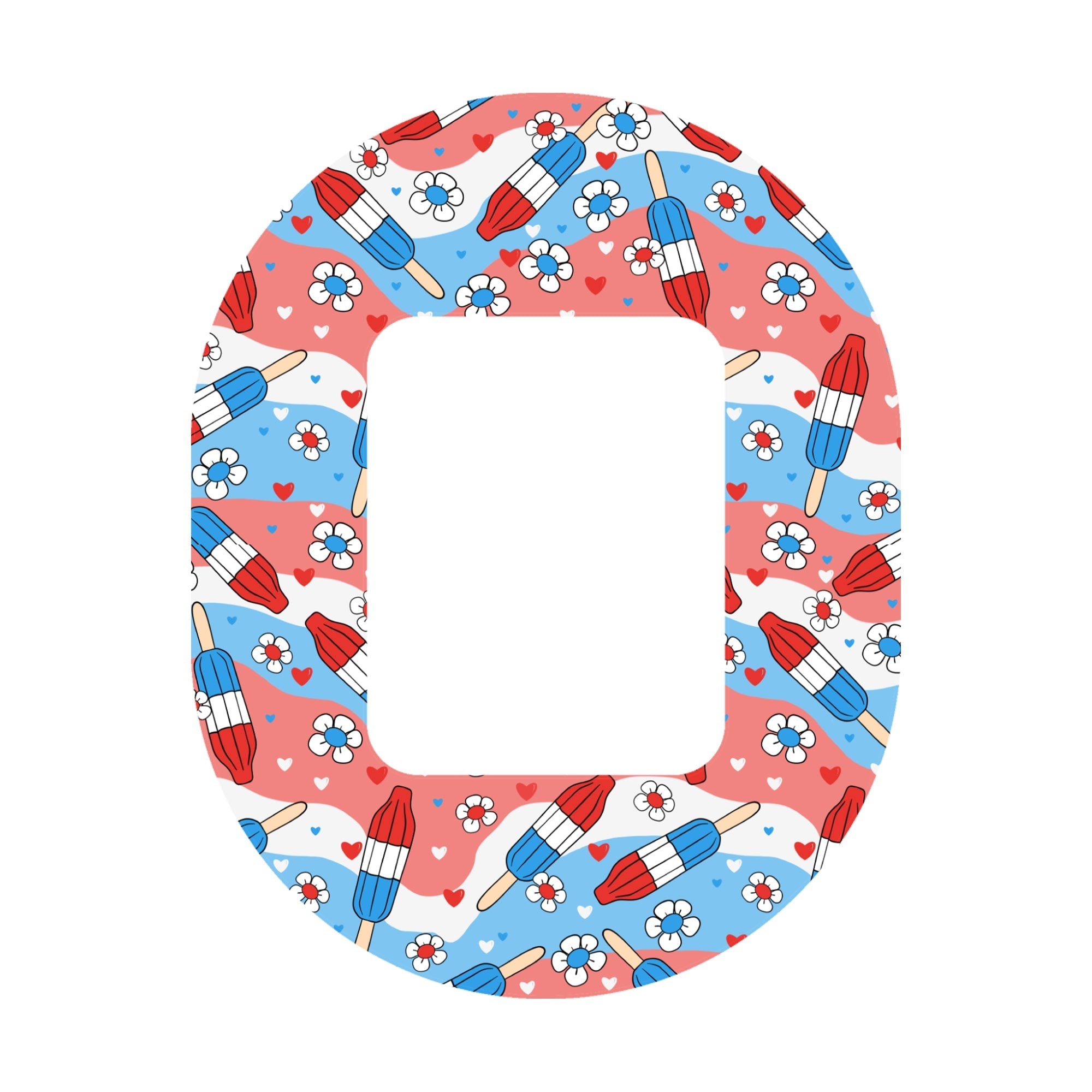 Patriotic Popsicles Tandem Mobi Patch Tape - Pump Peelz