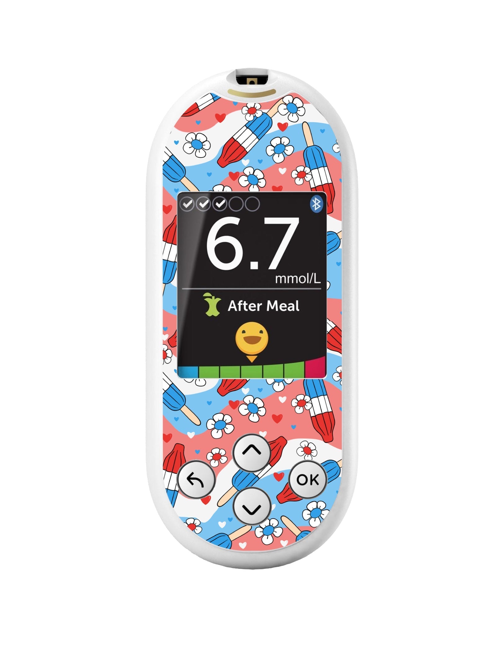 Patriotic Popsicles for OneTouch Verio Reflect Glucometer