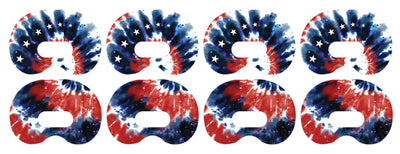 Patriotic Tie Dye Medtronic Guardian Connect Patch Tape - Pump Peelz