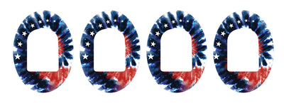 Patriotic Tie Dye Pod Patch Tape - Pump Peelz