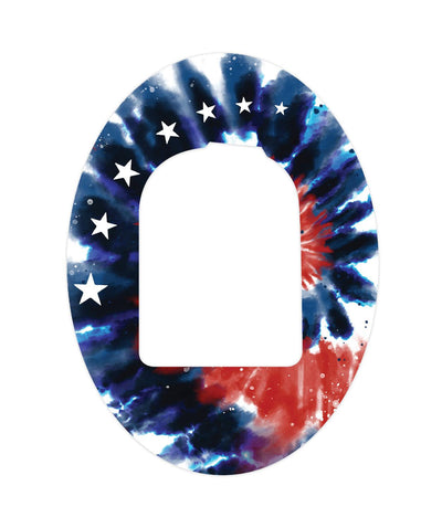 Patriotic Tie Dye Pod Patch Tape - Pump Peelz