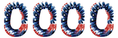Patriotic Tie Dye Dexcom G6 Patch Tape - Pump Peelz
