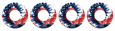 Patriotic Tie Dye Patch  Tape Designed for the FreeStyle Libre 2