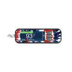 Patriotic Tie Dye Sticker for Bayer Contour Next Glucometer