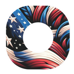 Patriotic Variety Pack Dexcom G7 and Stelo Patch Tape - Pump Peelz