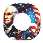 Patriotic Variety Pack Dexcom G7 and Stelo Patch Tape - Pump Peelz