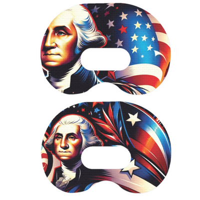 Patriotic Variety Pack Medtronic Guardian Connect Patch Tape - Pump Peelz