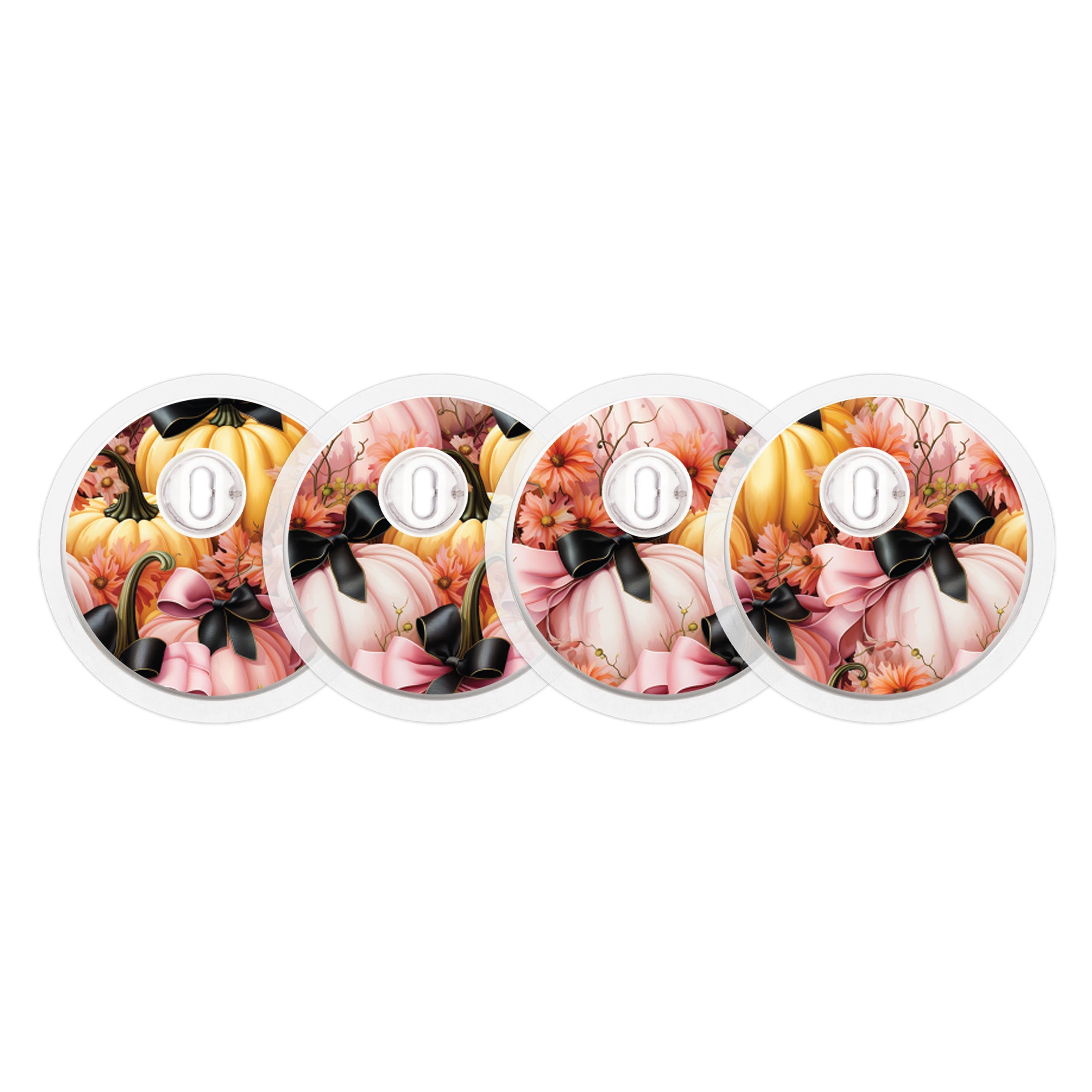 Patterned Pumpkins Designed for the FreeStyle Libre 3 Plus & Lingo  Sensor
