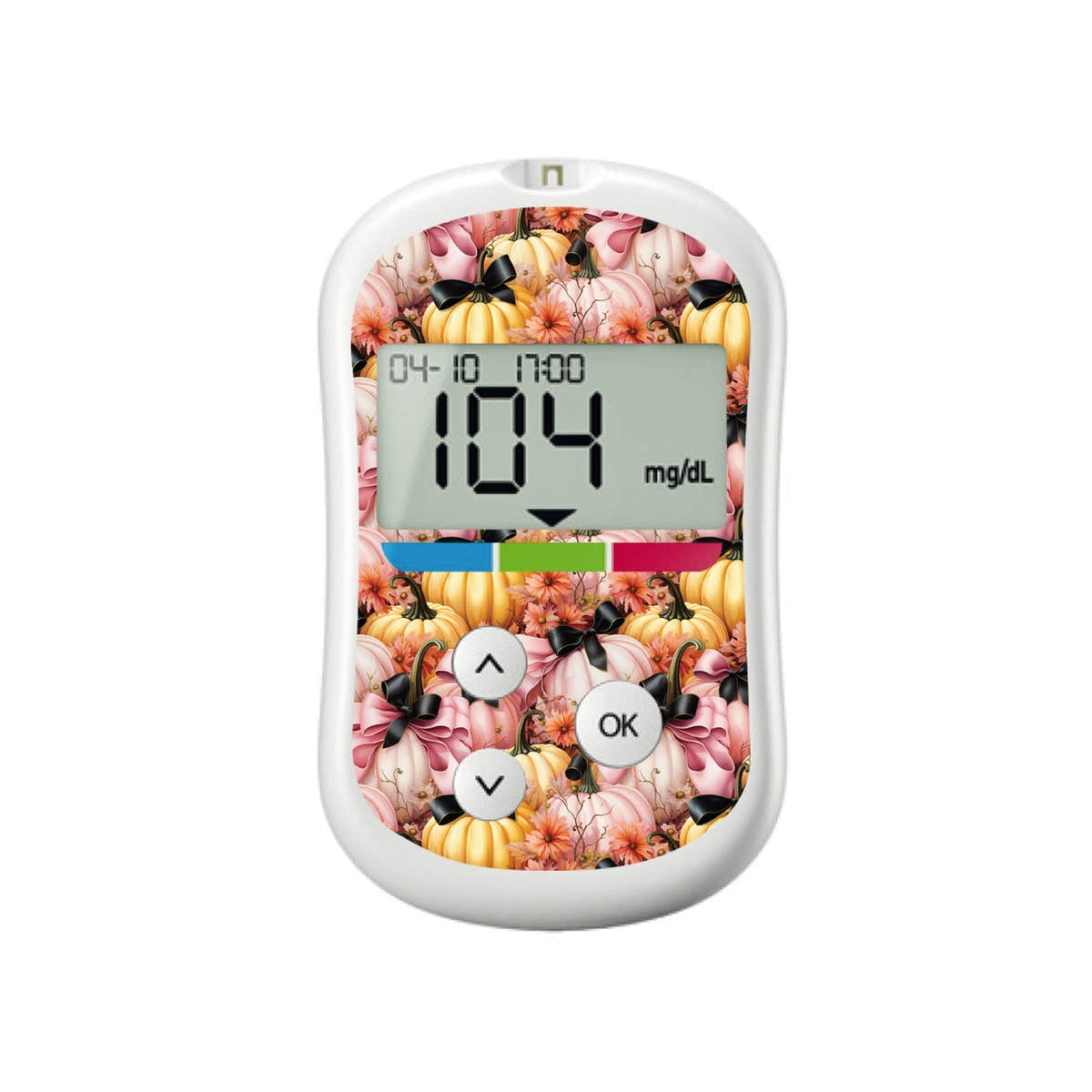 Patterned Pumpkins for OneTouch Verio Flex Glucometer