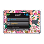 Peach Floral Sticker for Tandem t:slim