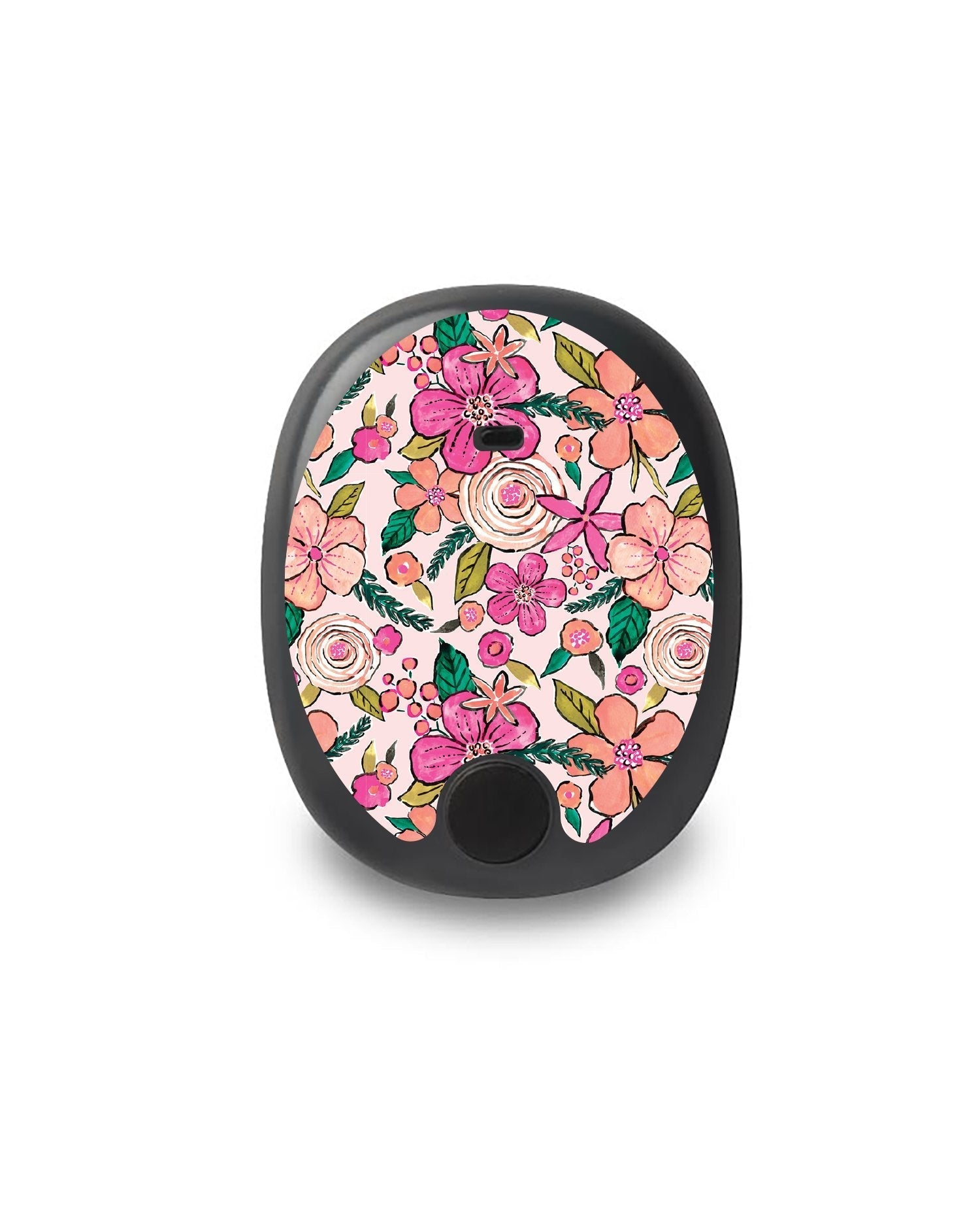 Peach Floral for the Eversense Smart Transmitter