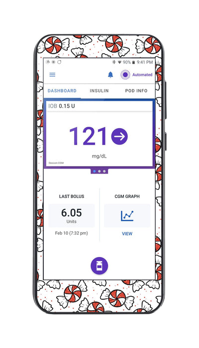 Peppermints Sticker for Omnipod® 5 Controller – Pump Peelz