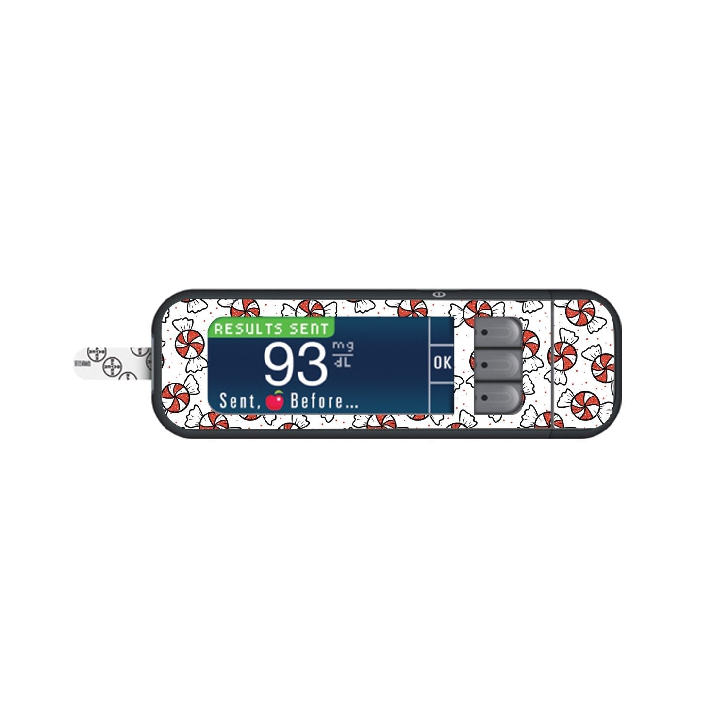 Peppermints Sticker for Bayer Contour Next Glucometer