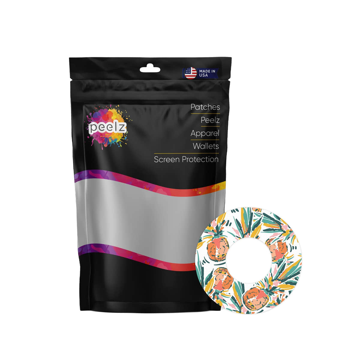 Pineapple Paradise Patch  Tape Designed for the FreeStyle Libre 2