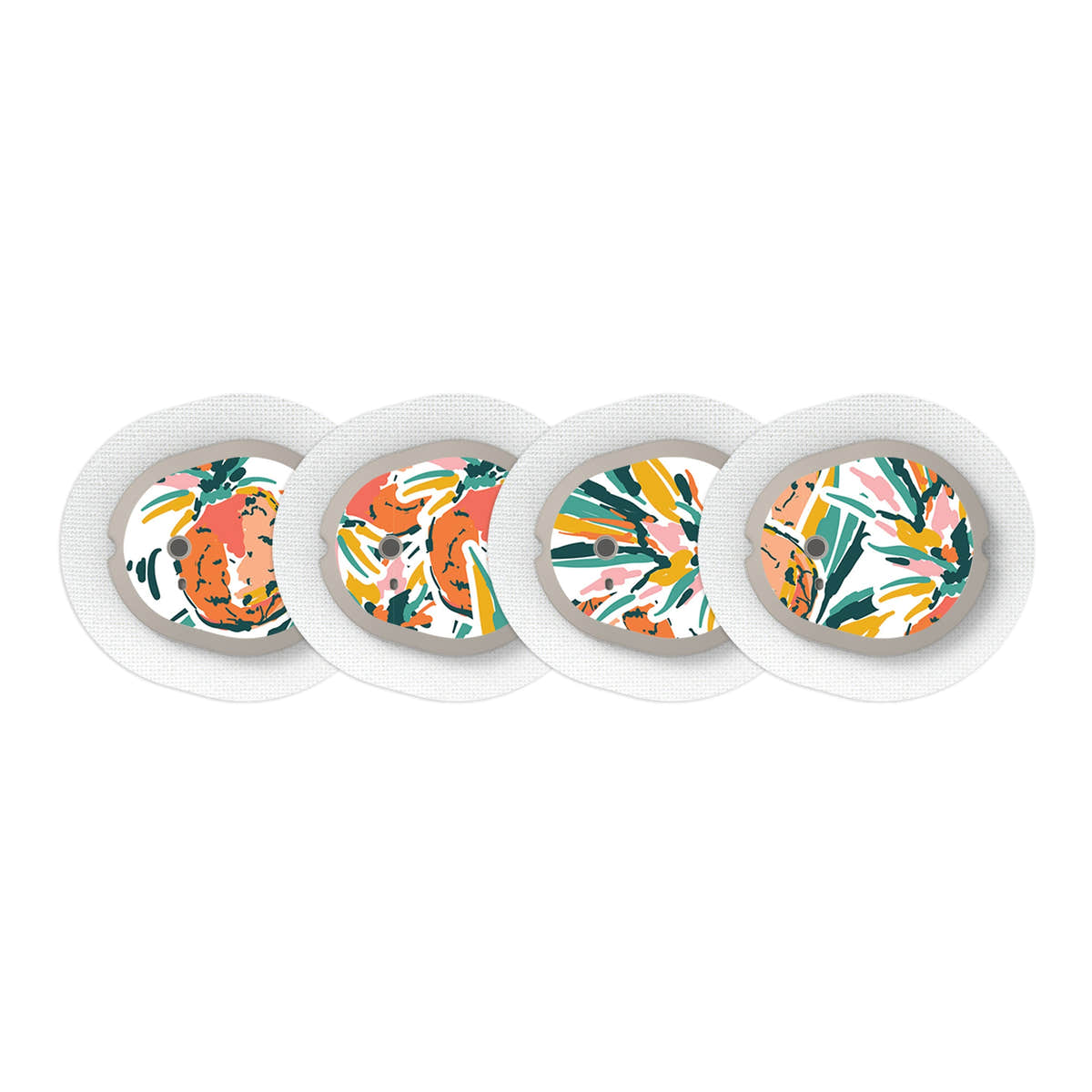 Pineapple Paradise Sticker Designed for the DEXCOM G7 and Stelo Transmitter