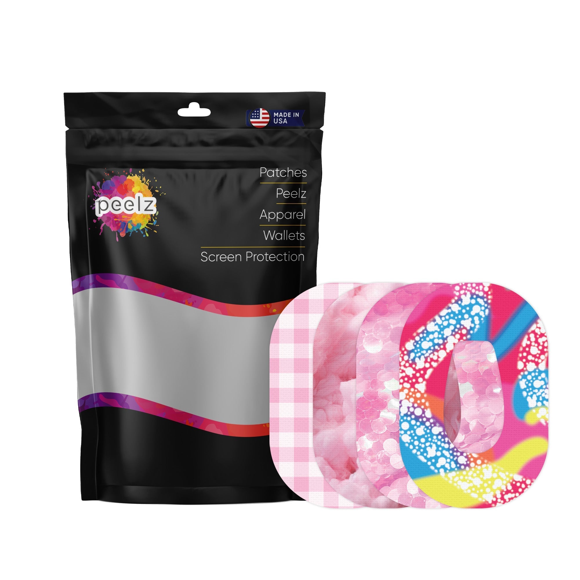 Pink Dream Variety Dexcom G6 Patch Tape - Pump Peelz