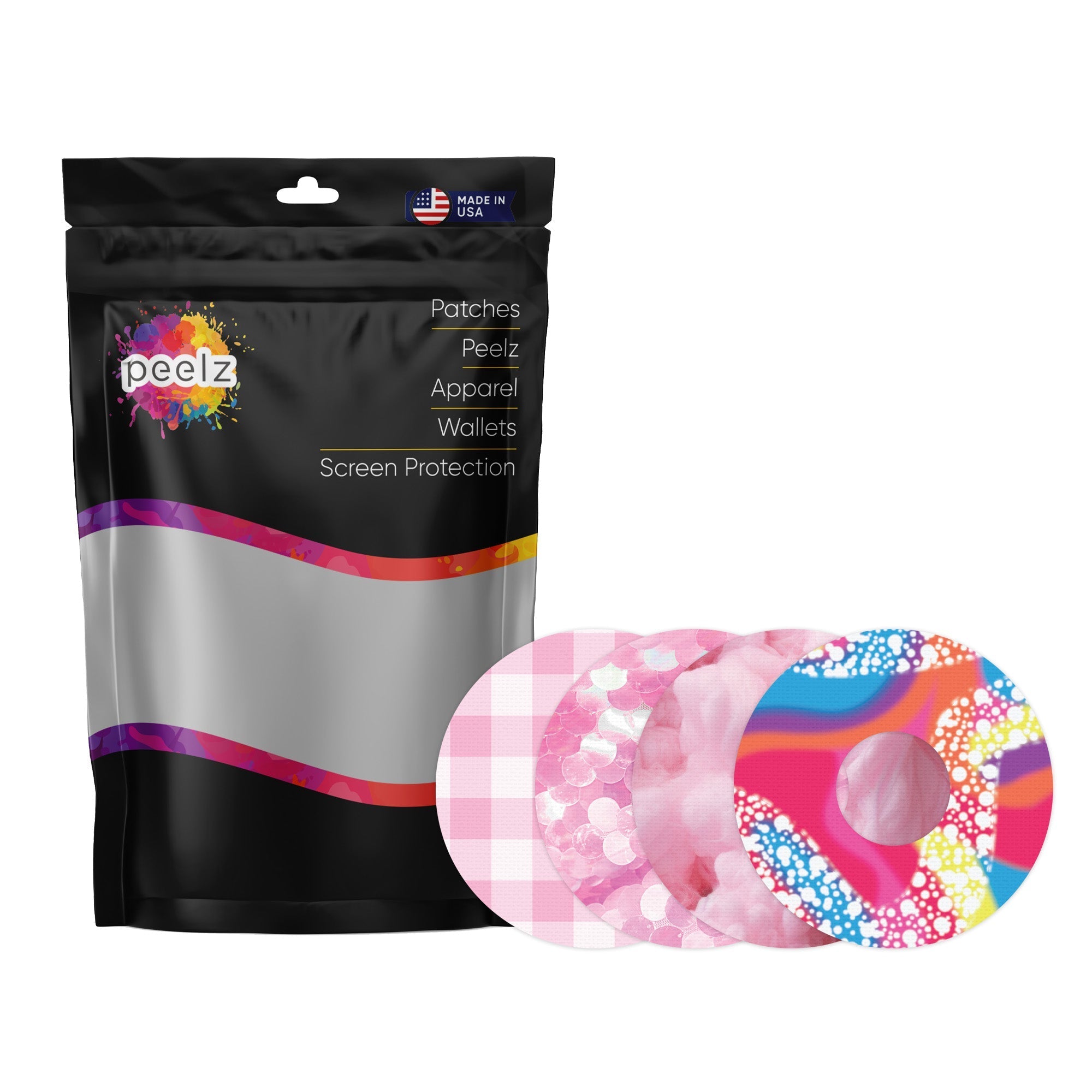 Pink Dream Variety Patch Tape Designed for the FreeStyle Libre 3 Plus & Lingo
