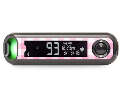 Pink Plaid Bayer Contour© Next One Glucometer