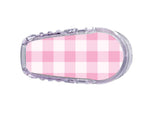 Pink Plaid Dexcom G6 Transmitter Sticker