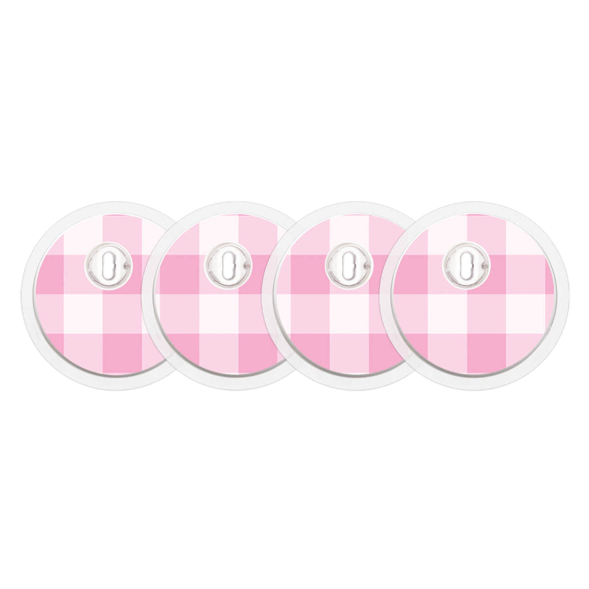 Pink Plaid Sticker Designed for the FreeStyle Libre 3 Plus & Lingo  Sensor
