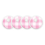 Pink Plaid Sticker Designed for the FreeStyle Libre 3 Plus & Lingo  Sensor