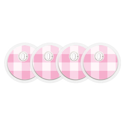 Pink Plaid Sticker Designed for the FreeStyle Libre 3 Plus & Lingo  Sensor