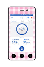 Pink Plaid Sticker for Omnipod DASH® PDM – Pump Peelz