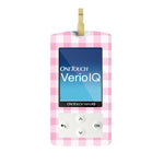 Pink Plaid for OneTouch Verio IQ Glucometer