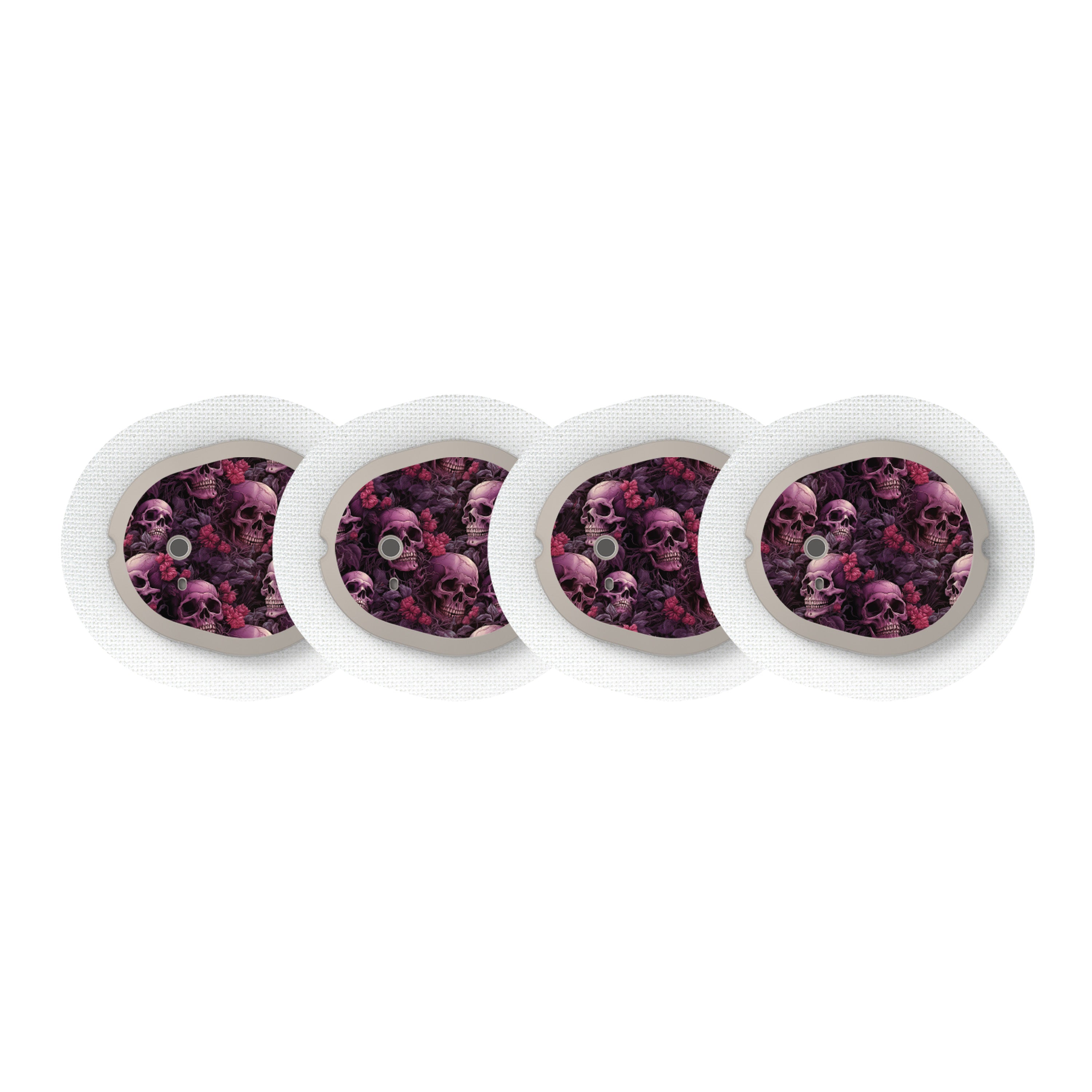 Pink Skulls Designed for the DEXCOM G7 and Stelo Transmitter