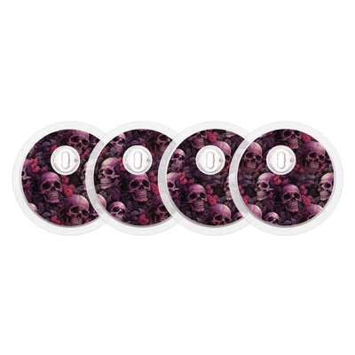 Pink Skulls Designed for the FreeStyle Libre 3 Plus & Lingo  Sensor
