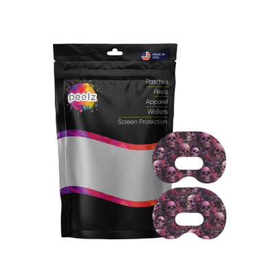 Pink Skulls Medtronic Guardian Connect Patch Tape - Pump Peelz