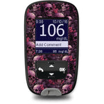 Pink Skulls for the Accu-Chek Guide Glucometer