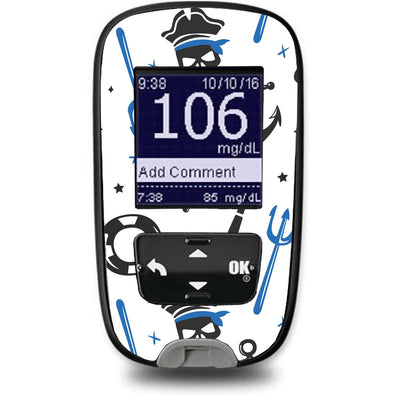 Pirates Sticker for the Accu-Chek Guide Glucometer