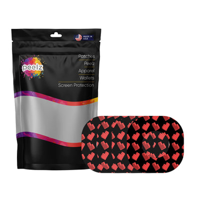 Pixel Hearts Dexcom G7 and Stelo Patch Tape - Pump Peelz