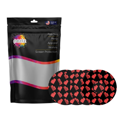 Pixel Hearts Patch Tape Designed for the FreeStyle Libre 3 Plus & Lingo