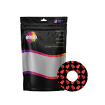 Pixel Hearts Patch Tape Designed for the FreeStyle Libre 3 Plus & Lingo