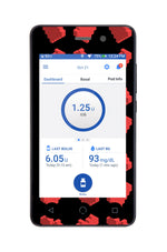Pixel Hearts Sticker for Omnipod DASH® PDM – Pump Peelz